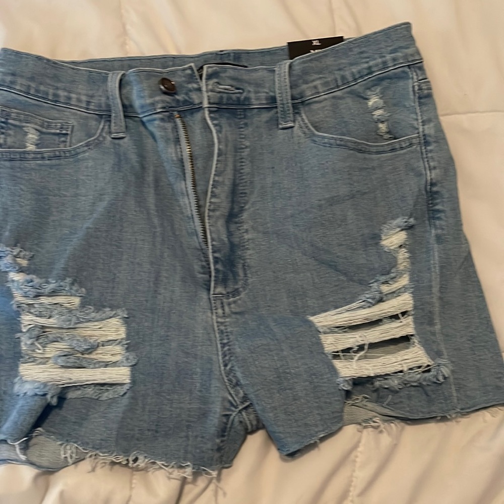 “Sorry mom” Shorts from FashionNova. Brand new with tags